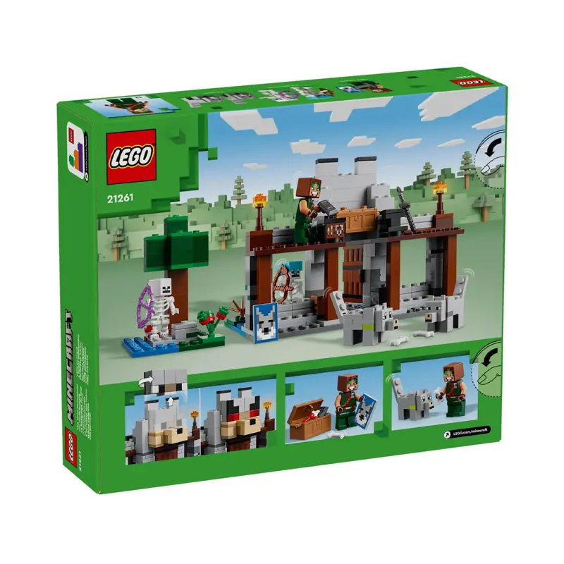 LEGO Minecraft A Fortaleza dos Lobos - 21261