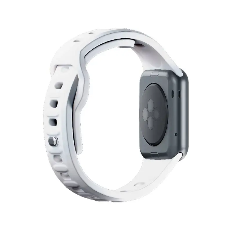Bracelete Silicone 3MK Apple Watch 38/40/41mm Branco