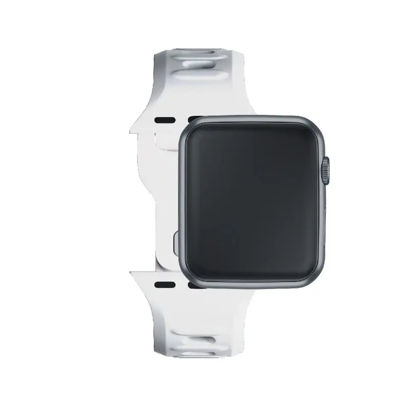 Bracelete Silicone 3MK Apple Watch 38/40/41mm Branco
