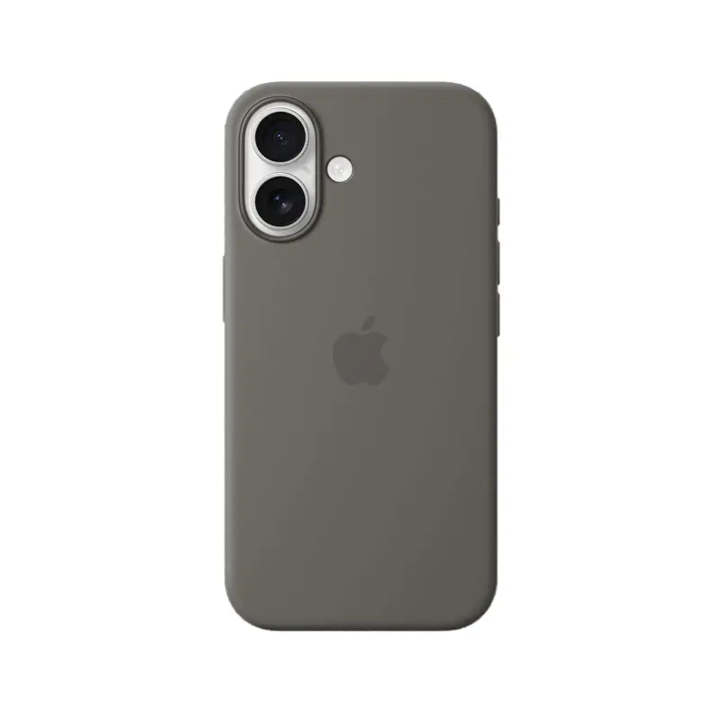 Capa Silicone Magsafe Original iPhone 16 Cinza MYY33ZM/A