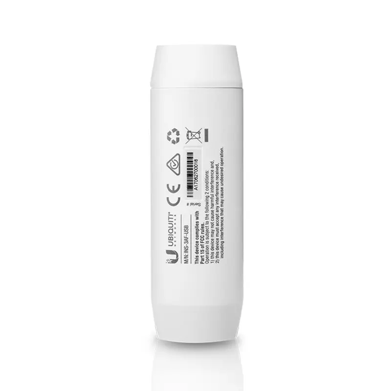 Conversor PoE Instantâneo Ubiquiti 48V USB Branco (INS-3AF-USB-POE)