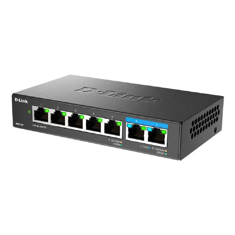 Switch D-Link DMS-107 7 Portas Multi-Gigabit