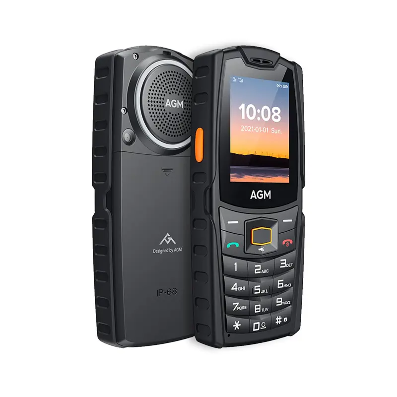 Telemóvel AGM M6 SE Dual SIM Preto/Laranja