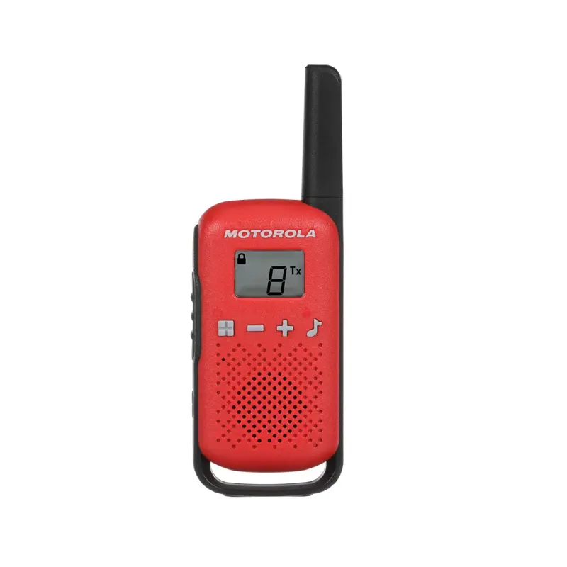 Walkie Talkie Motorola T42 Two-Way Vermelho - 2 Unidades