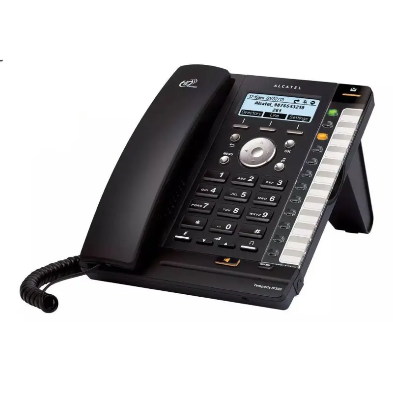 Telefone Fixo Com Fios Alcatel Pro Temporis IP315 + Telefone Sem Fios Alcatel IP15 Handset