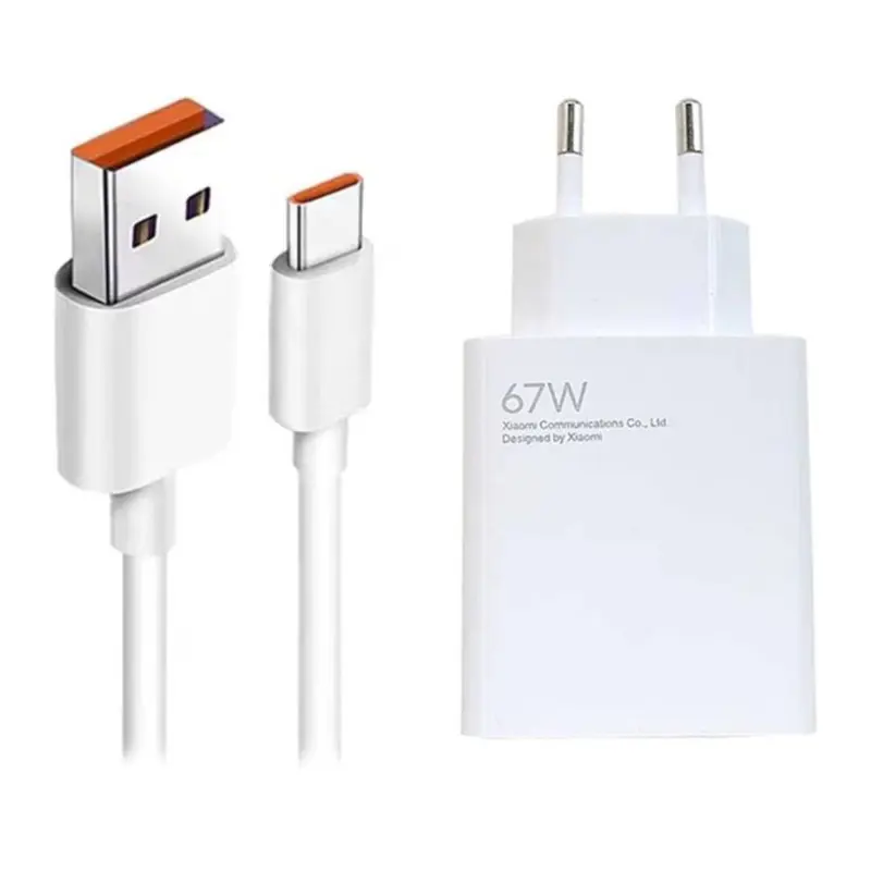 Carregador Xiaomi Hypercharge Combo 67W 1m Branco
