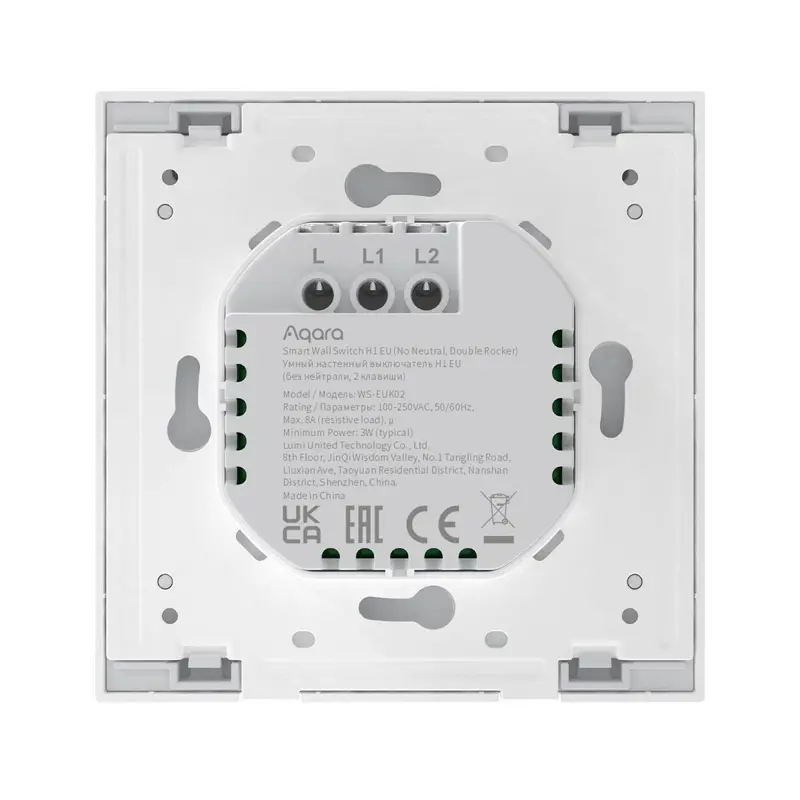 Interruptor Inteligente Aqara H1 - Zigbee 3.0 (s/Neutro)