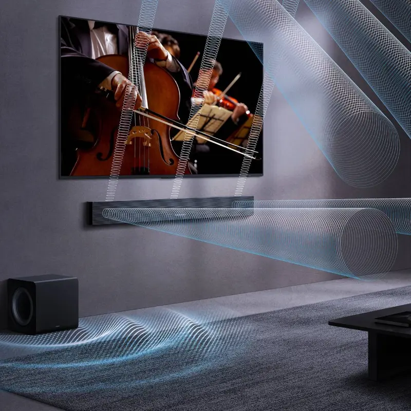 Soundbar Samsung HW-QS700F/ZF 345W Preta