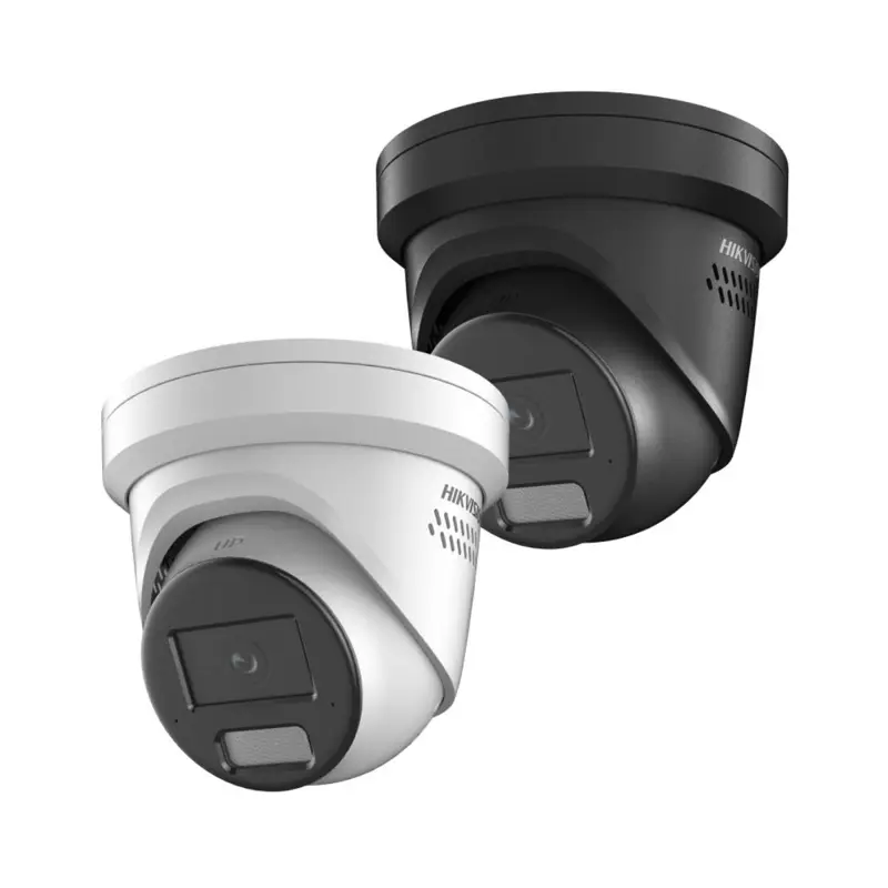 Câmara de Segurança IP Hikvision Pro Turret PoE 4Mp 2.8mm Exterior IP67- DS-2CD2346G2H-IS2U/SL(2.8mm)(eF)/BLACK