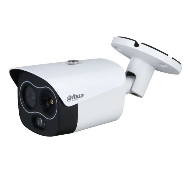 Câmara de Segurança IP Térmica Dahua Eureka Bullet PoE 12μm 4MP Exterior IP67 - TPC-BF1241-S8