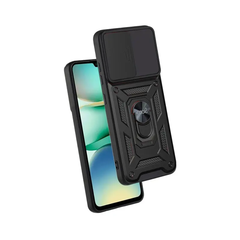 Capa Silicone Anti-choque Xiaomi Redmi A5 c/anel Preta