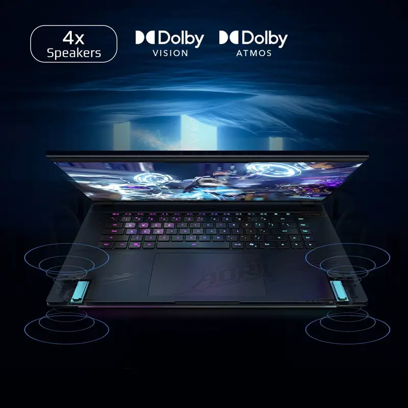 Portátil Gigabyte Aorus Master 16 BZH 16" Ultra 9-275HX SSD 1TB/32GB RTX 5090 W11P