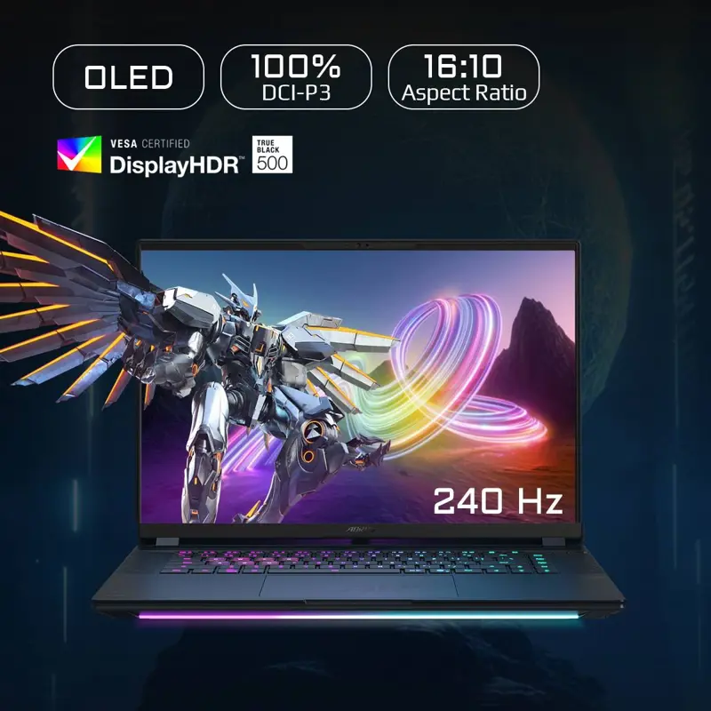 Portátil Gigabyte Aorus Master 16 BZH 16" Ultra 9-275HX SSD 1TB/32GB RTX 5090 W11P