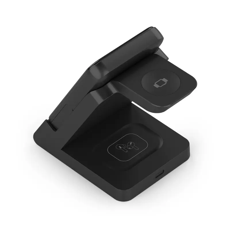 Carregador Wireless Aisens 4-em-1 15W c/ Powerbank Preto