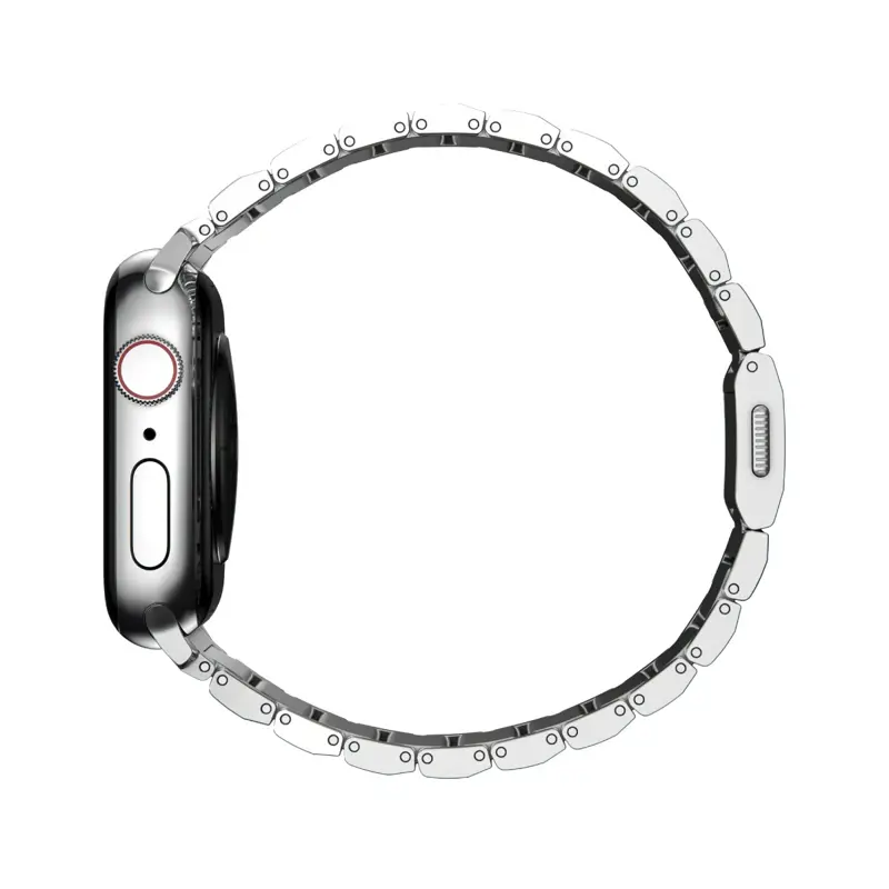 Bracelete Nomad Aço Inoxidável Apple Watch Ultra 46mm/49mm Prateada