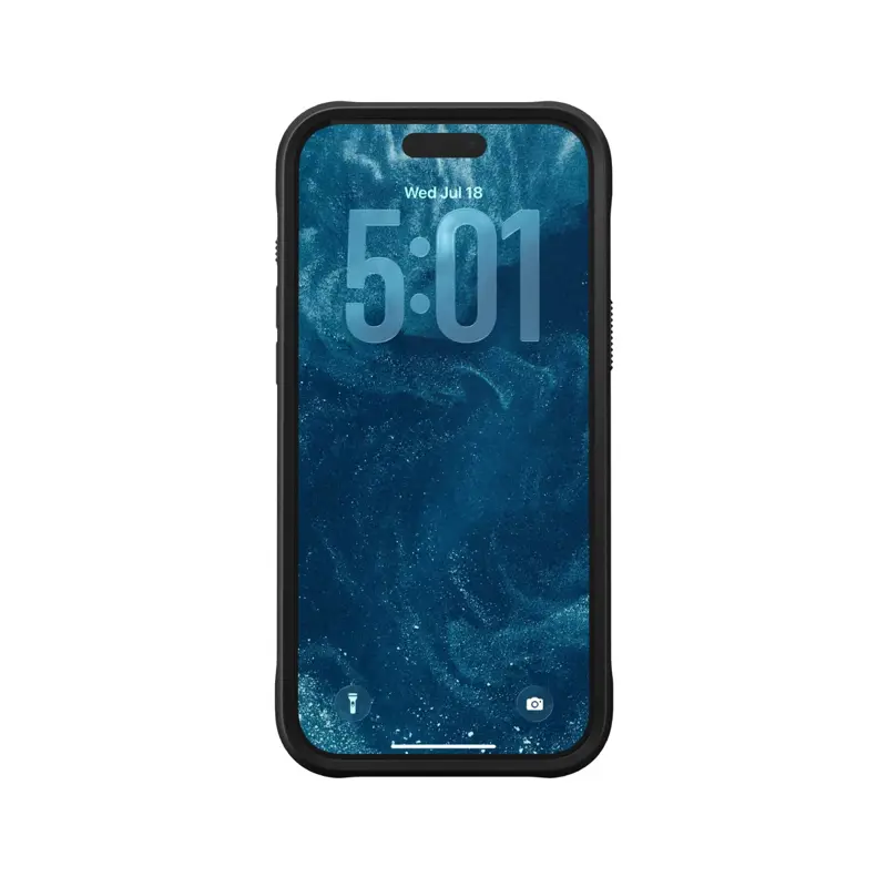 Capa Nomad Reforçada Couro Horween Iphone 17 Pro Max Preto