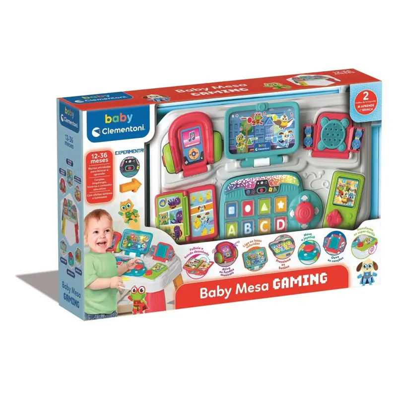 Baby Clementoni Mesa Gaming Primeiros Jogos