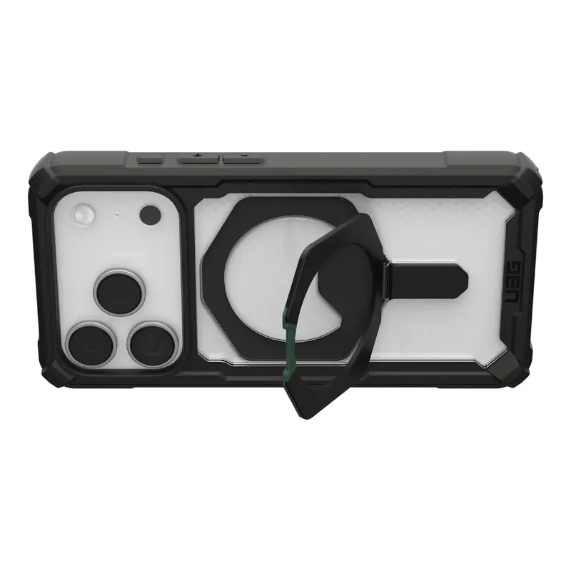 Capa Urban Armor Gear iPhone 17 Pro Plasma XTE Transparente/Preta