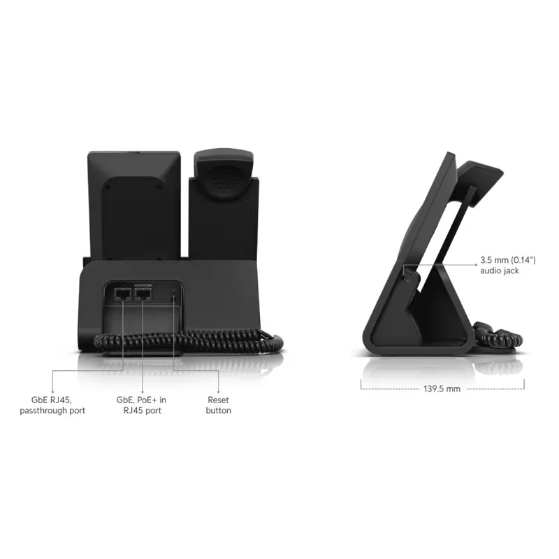 Telefone IP Ubiquiti G3 Touch Pro Wi-Fi Preto